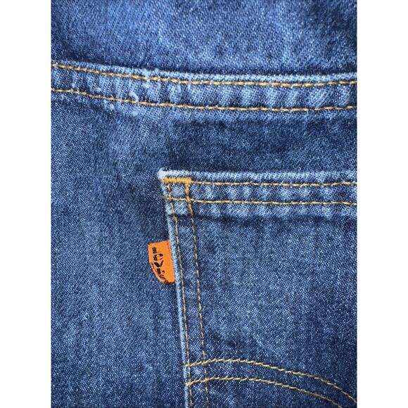 Vintage Levis 517 Jeans Mens 40x28 Blue Denim Orange Tab Made In USA June 1997 - Picture 3 of 7